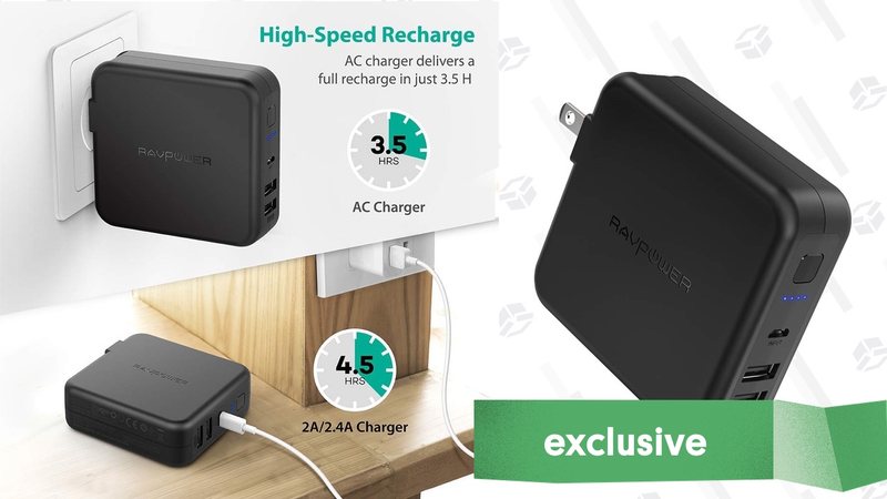 Batería RAVPower 6700mAh | $16 | Amazon | Usa el cupón de $4 y el código KINJA802Gráfico: Shep McAllister